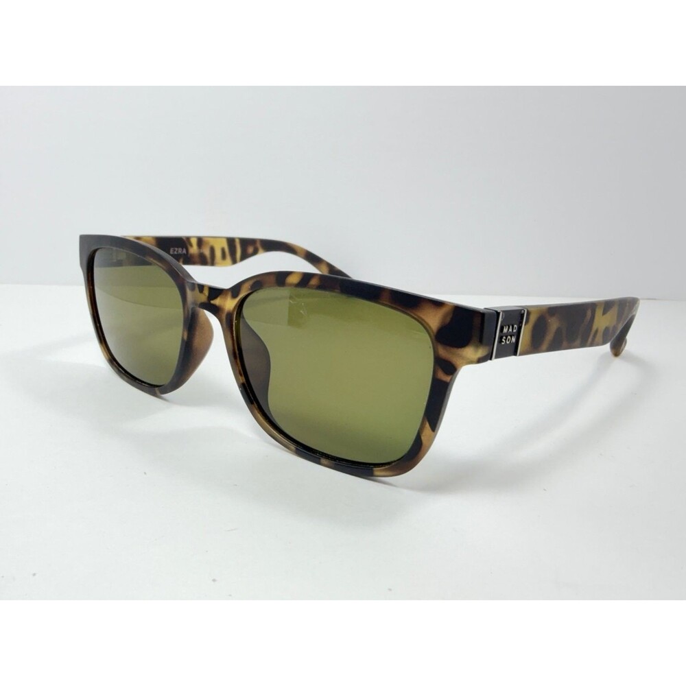 MADSON Ezra Women's Sunglasses Tortoise Green 50mm UV Protection Fashion